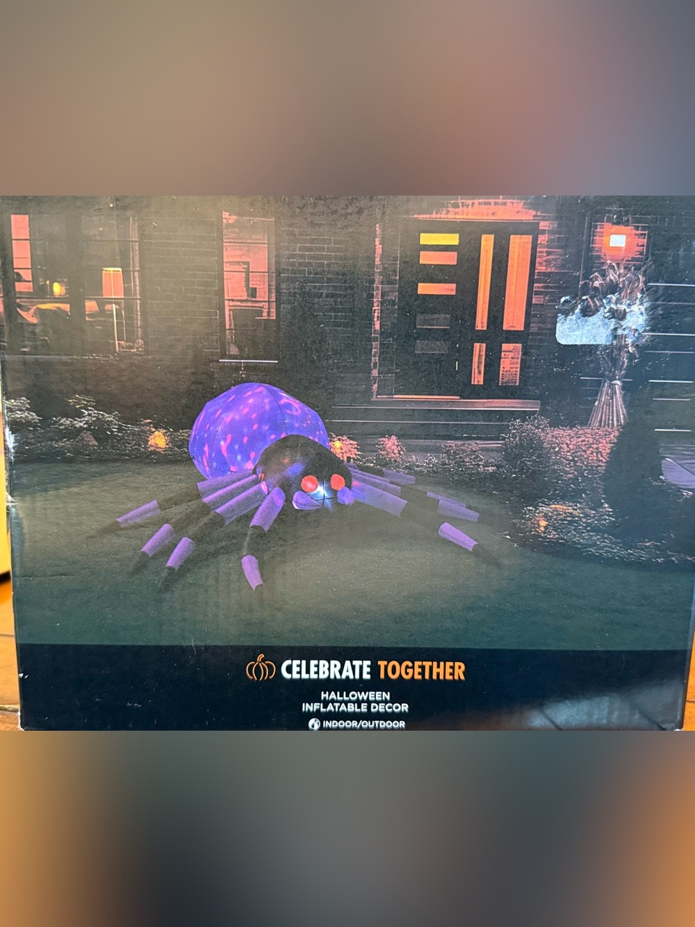 Celebrate Together™ Halloween 8-ft. Spider Outdoor Inflatable Decor